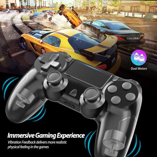  [아마존베스트]Nolansend Wireless Controller Compatible with Playstation 4, Gamepad Controller Remote Joystick Compatible with PS4/Pro/Slim Console with Motion Motors, Audio Function, Touch Pad and Dual Vi