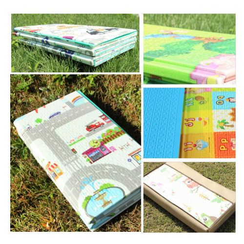  Non The Elixir Extra Large Picnic & Outdoor Foldable Waterproof Camping Mat Picnic Mat Children Area Rug for...