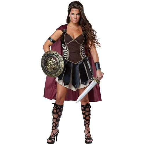  NonEcho Adult Female Warrior Costumes Halloween Wonder Woman Cosplay Cloak Cape Dress