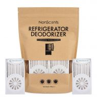 NonScents Refrigerator Deodorizer - Fridge and Freezer Odor Eliminator - Outperforms Baking Soda (2-Pack)
