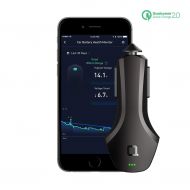 Nonda nonda ZUS Smart Car Charger Quick Charge 36W, Monitor Car Battery and Find Your Car, 2 Reversible USB Ports and Led for iPhone XS/Max/XR/X/8/7/6/Plus