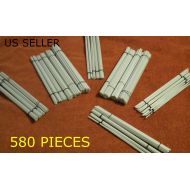 None MEGA LOT 580 PIECE STRUCURAL STYRENE TUBES, BARS, RODS, AND PIPES.