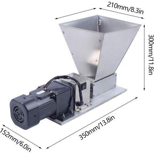  [아마존베스트]None brand 110V Electric Grain Mill Barley Grinder Malt Crusher Grain Mill Home Brew Mill