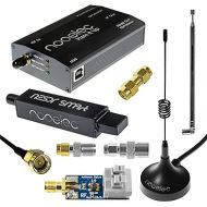 Nooelec NESDR Smart HF Bundle: 100kHz-1.7GHz Software Defined Radio Set for HF/UHF/VHF Including RTL-SDR, Assembled Ham It Up Upconverter, Balun, Adapters