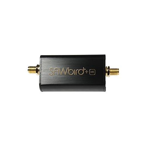  Nooelec SAWbird+ H1 - Premium Saw Filter & Cascaded Ultra-Low Noise Amplifier (LNA) Module for Hydrogen Line (21cm) Applications. 1420MHz Center Frequency. Designed for Software Defined Radio (SDR)