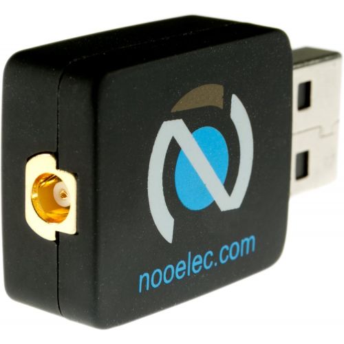  [아마존베스트]NooElec NESDR Nano 2 Plus - Tiny Black RTL-SDR USB Set (RTL2832U & R820T2) with Ultra-Low Phase Noise 0.5PPM TCXO, MCX Antenna