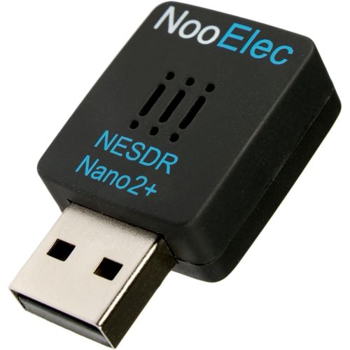  [아마존베스트]NooElec NESDR Nano 2 Plus - Tiny Black RTL-SDR USB Set (RTL2832U & R820T2) with Ultra-Low Phase Noise 0.5PPM TCXO, MCX Antenna