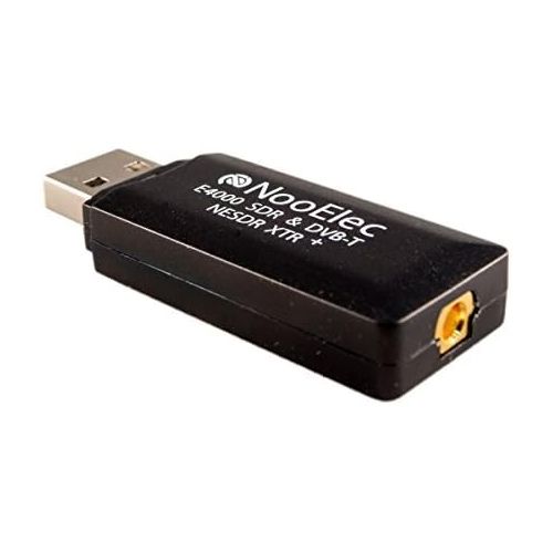  [아마존베스트]NooElec NESDR XTR+ Tiny Extended-Range TCXO-Based RTL-SDR & DVB-T USB Stick (RTL2832U + E4000) w/Antenna and Remote Control