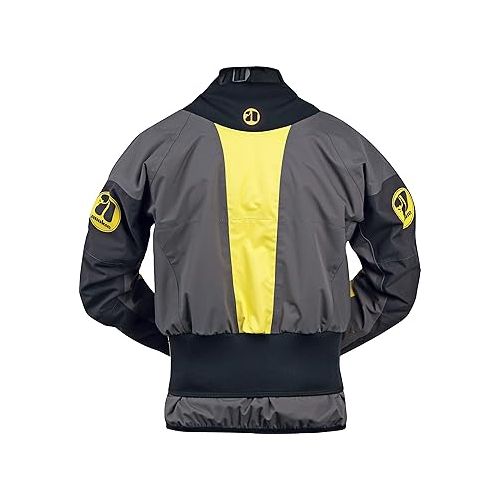  Nookie Rush White Water Coat Jacket Coat Yellow Charcoal Grey. Waterproof & Breathable