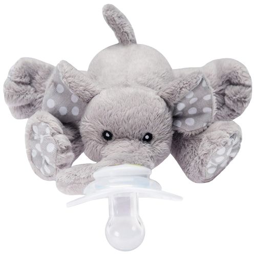  Nookums Paci-Plushies Buddies Pacifier Holder - Plush Toy Includes Detachable Pacifier, Use with...