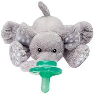 [아마존베스트]Nookums Paci-Plushies Buddies - Elephant Pacifier Holder - Plush Toy Includes Detachable Pacifier, Use...