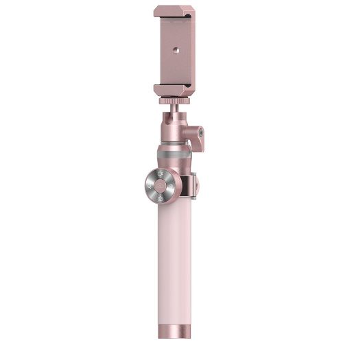  Noosy King Kong Wireless Selfie Stick Monopod Extendable Selfie Sticks Camera with Detachable Remote Shutter for iPhone 7 7Plus and Android Phones (Pink)