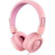 [아마존베스트]Kids Headphones - noot products K11 Foldable Stereo Tangle-Free 3.5mm Jack Wired Cord On-Ear Headset for Children/Teens/Girls/Smartphones/School/Kindle/Airplane/Plane/Tablet - Soft