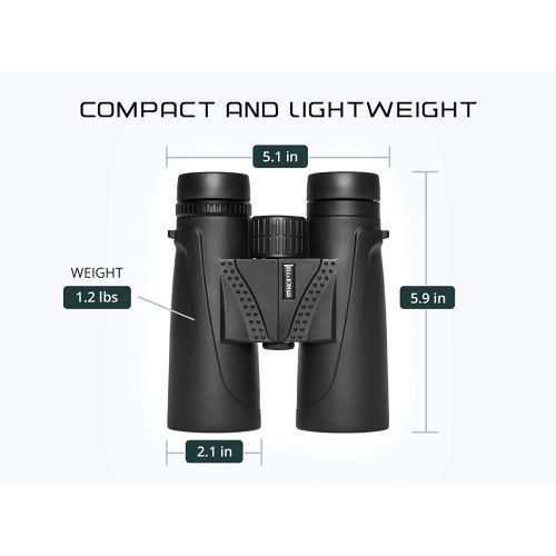  [아마존베스트]Noptix 10x42 Binoculars for Bird Watching - Professional HD Quality Roof Prism Bird Watching Binoculars for Adults - Perfect for Birding, Travel, Hunting, and Stargazing - Includes Tripod