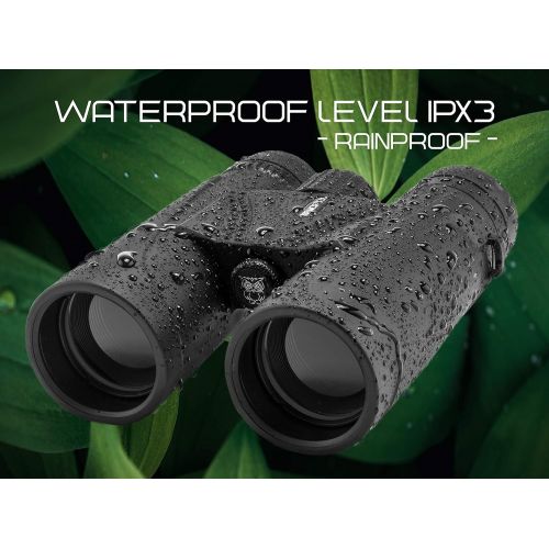  [아마존베스트]Noptix 10x42 Binoculars for Bird Watching - Professional HD Quality Roof Prism Bird Watching Binoculars for Adults - Perfect for Birding, Travel, Hunting, and Stargazing - Includes Tripod