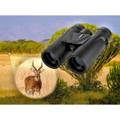  [아마존베스트]Noptix 10x42 Binoculars for Bird Watching - Professional HD Quality Roof Prism Bird Watching Binoculars for Adults - Perfect for Birding, Travel, Hunting, and Stargazing - Includes Tripod