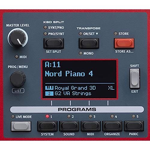  Nord Piano 4 88 Stage Piano with 512MB Sample Library Memory