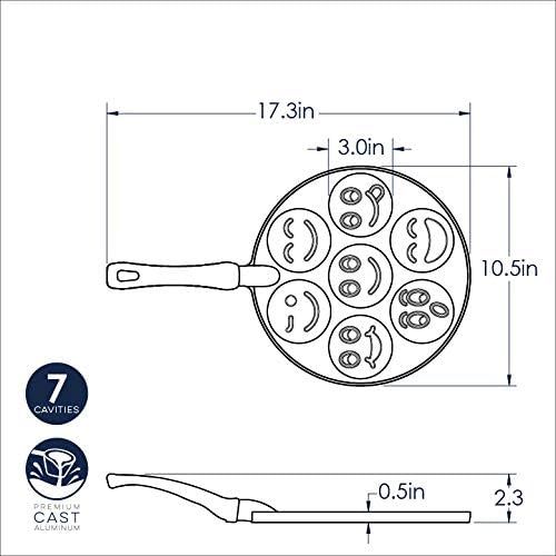  NordicWare 01920 Pancake-Pfanne, Aluminium, 8.5 liters, Schwarz