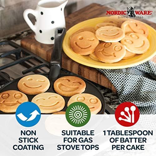  NordicWare 01920 Pancake-Pfanne, Aluminium, 8.5 liters, Schwarz