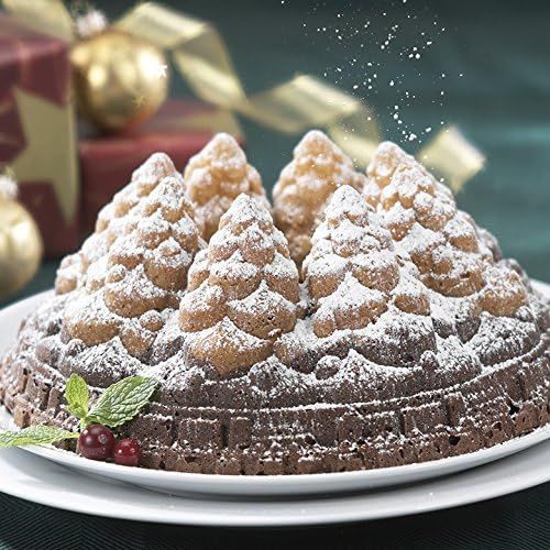  [아마존핫딜][아마존 핫딜] Nordic Ware Pine Forest Bundt Pan, Metallic