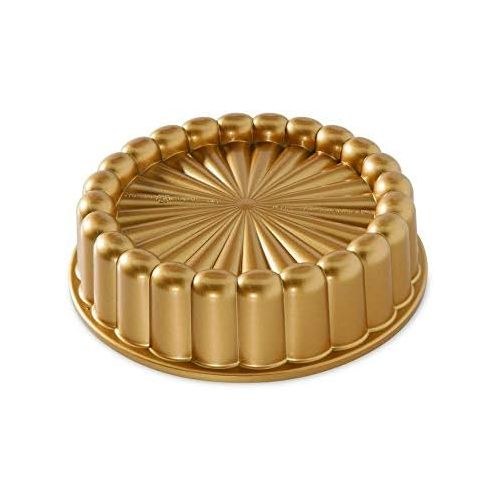  Nordic Ware 83577 Charlotte Kuchenform, Einheitsgroesse, gold