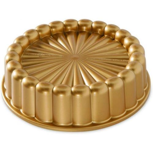  Nordic Ware 83577 Charlotte Kuchenform, Einheitsgroesse, gold