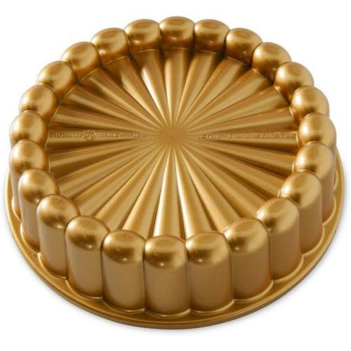  Nordic Ware 83577 Charlotte Kuchenform, Einheitsgroesse, gold