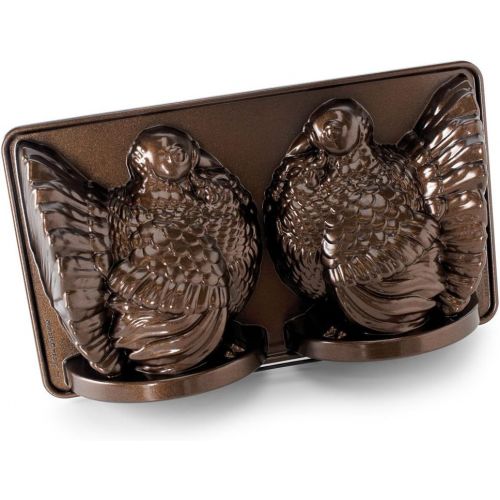  Nordic Ware Classic Turkey 3D Pan, Bronze: Novelty Cake Pans: Kitchen & Dining