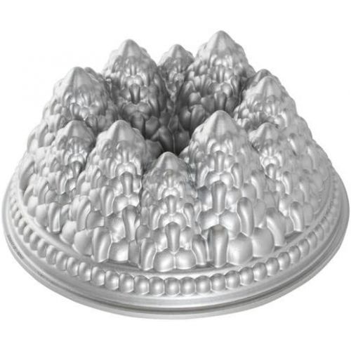  Nordic Ware Pine Forest Bundt Pan, Metallic