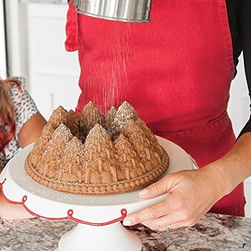  Nordic Ware Pine Forest Bundt Pan, Metallic