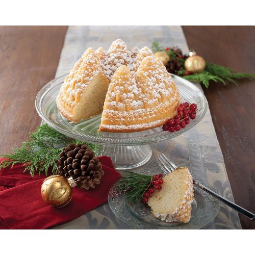  Nordic Ware Pine Forest Bundt Pan, Metallic