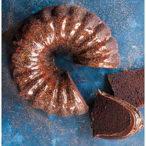  Nordic Ware 58677 Elegant Party Bundt Pan, 22.3 x 9.3 cm, Gold: Kitchen & Dining