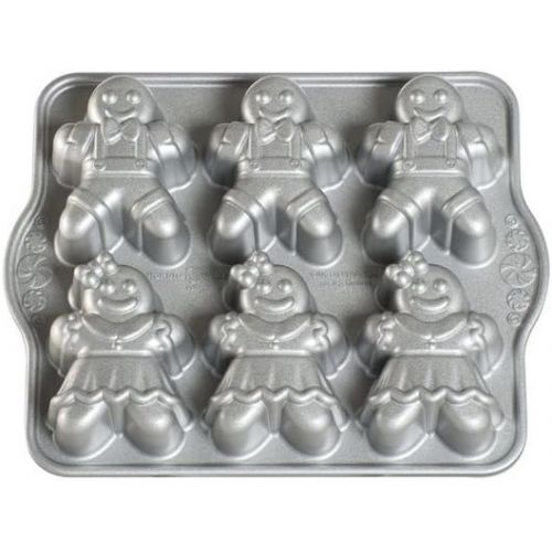  Nordic Ware 86948 Gingerbread Kids Cakelet Pan: Novelty Cake Pans: Kitchen & Dining