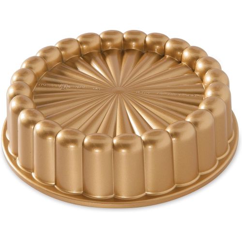  Nordic Ware 83577 Charlotte Cake Pan, One Size, Gold: Kitchen & Dining
