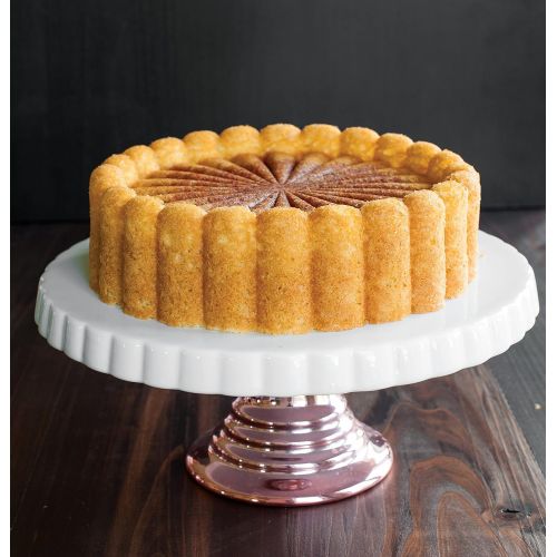  Nordic Ware 83577 Charlotte Cake Pan, One Size, Gold: Kitchen & Dining