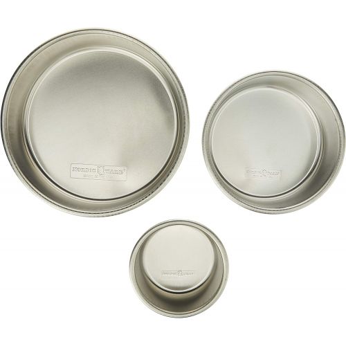  Nordic Ware Naturals Aluminum Bakeware Layer Cake Pan, Silver: Kitchen & Dining