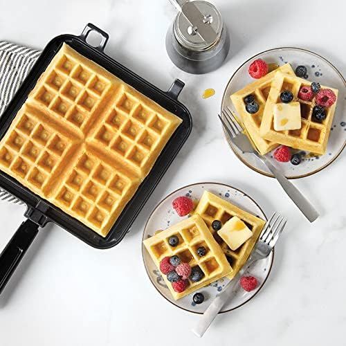  NordicWare 15040 Cast Aluminum Stovetop Belgium Waffle Iron: Electric Waffle Irons: Kitchen & Dining