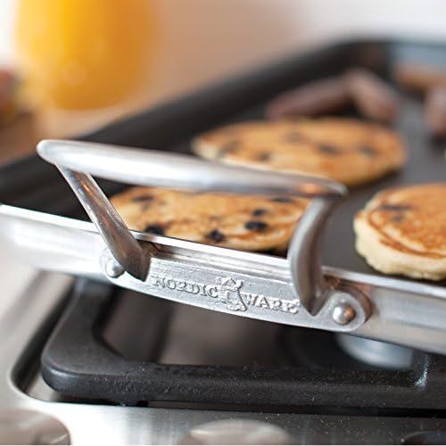  Nordic Ware 2 Burner High Sides Griddle 11 by 18-Inch