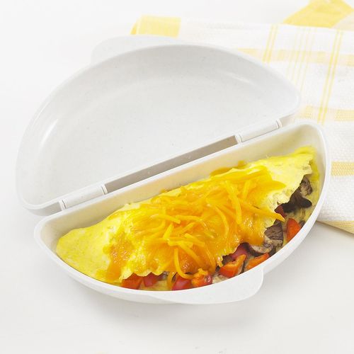  Nordic Ware Microwave Omelet Pan, 8.4 Inch, White