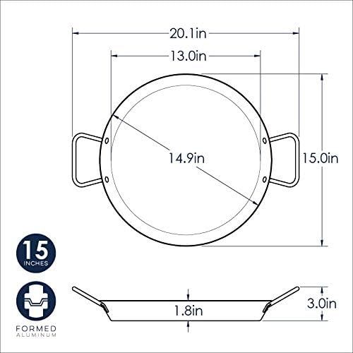  Nordic Ware Paella Pan, 15-Inch, Tan