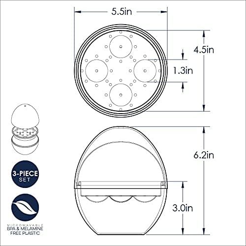  [아마존베스트]Nordic Ware Microwave Egg Boiler