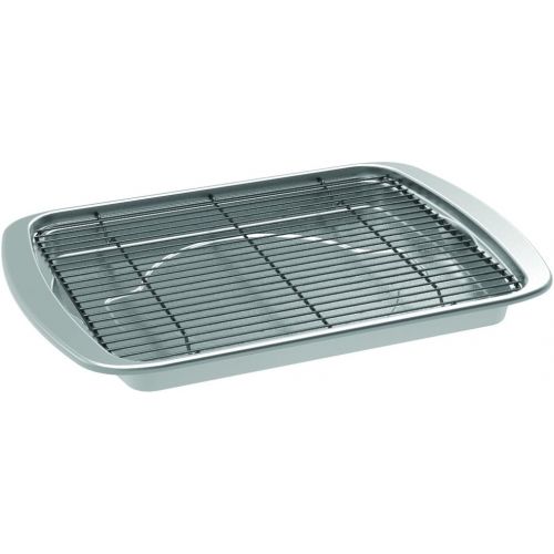  [아마존베스트]Nordic Ware Oven Crisp Baking Tray, 15&quotL x 11.38&quotW x 1.25&Quoth, Silver