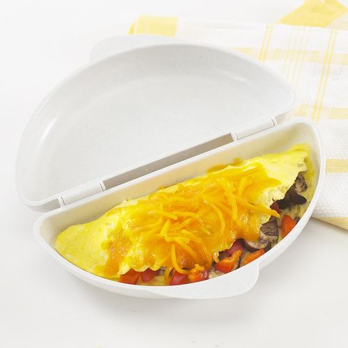  [아마존베스트]Nordic Ware Microwave Omelet Pan, 8.4 Inch, White