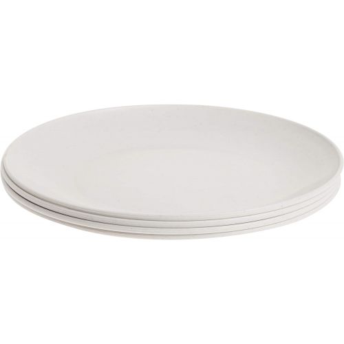  [아마존베스트]Nordic Ware Everyday Plates (Set of 4), 10, White