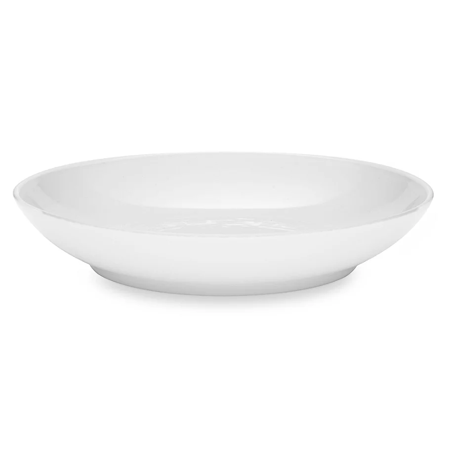 Noritake White on White Swirl Pasta Bowl