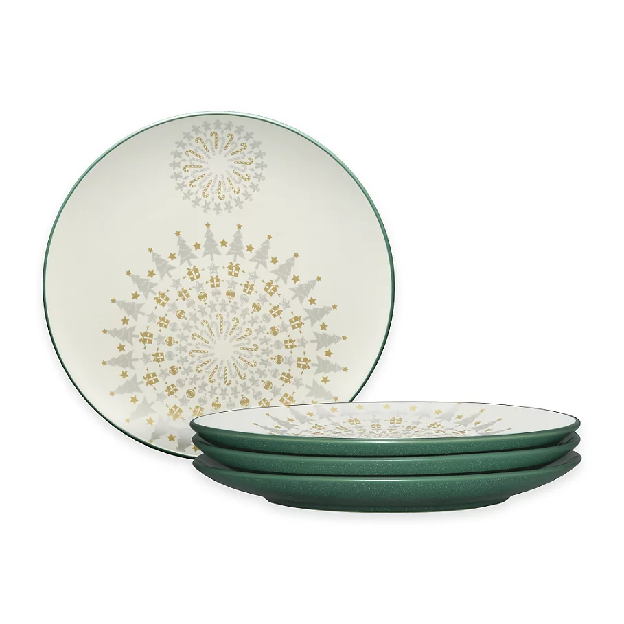  Noritake Colorwave Holiday Accent Plates in Spruce (Set of 4)