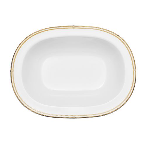  Noritake Aidan Gold Oval Vegetable Bowl