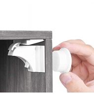 [아마존베스트]Child Safety Magnetic Cabinet Locks(20 Locks + 3 Keys), Baby Proof, No Tools Or Screws Needed - Norjews