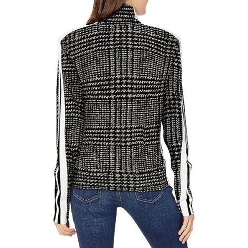  Norma Kamali Women's Side Stripe Turtle Jacket