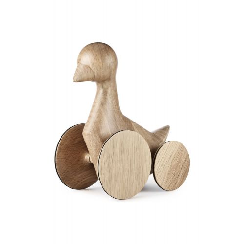  Normann Copenhagen Danish Ducky Oak: Wooden Design Push Play Toy